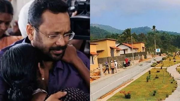 'ആശ്വാസത്തിന്റെ വീടുകളിലേക്ക്'; മന്ത്രി കെ. രാജനെ കെട്ടിപ്പിടിച്ച് കരഞ്ഞ് ദുരന്തബാധിതർ