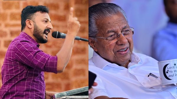 'ഭാര്യയുടെ നാഭിക്ക് ചവിട്ടിയവന് കൊടുത്ത സ്ഥാനം എന്നെക്കൊണ്ട് പറയിക്കണ്ട', പിണറായിക്ക് മറുപടിയുമായി രാഹുൽ