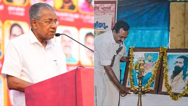 'ഗോൾവാൾക്കറുടെ ഫോട്ടോയ്ക്കു മുന്നിൽ താണുവണങ്ങിയത് ഏത് ഡീൽ ആയിരുന്നു?' വിഡി സതീശനോട് മുഖ്യമന്ത്രി