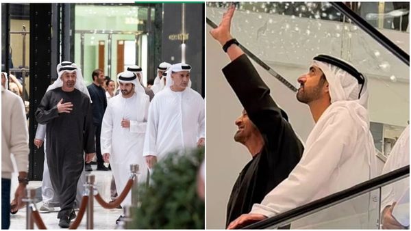 യുദ്ധത്തിനിടയിലും ജനഹൃദയങ്ങൾ കീഴടക്കി യുഎഇ ഭരണാധികാരികൾ; വീഡിയോ വൈറൽ