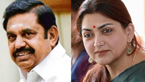 ബിജെപി-അണ്ണാഡിഎംകെ സഖ്യത്തില്‍ പോര്; പാലംവലിച്ചെന്ന് നടി ഖുശ്ബു, എടപ്പാടിയെ നേരില്‍ കണ്ടു