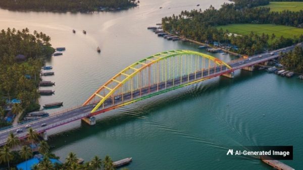 പെരുമ്പളം പാലം തന്ന ആശ്വാസത്തിന് ആയുസില്ല; ഒരു മാസമായിട്ടും പണികൾ ഇനിയും ബാക്കി, വെളിച്ചവുമില്ല