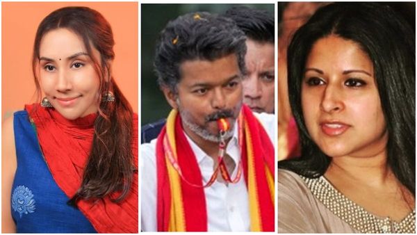 സംഗീതയെ പ്രശംസിച്ച് ദിവ്യ സത്യരാജ്; ചെരിപ്പേറ് കിട്ടിയതില്‍ വിജയ്ക്ക് വിമര്‍ശനം, തമിഴകത്ത് കൊട്ടിക്കലാശം