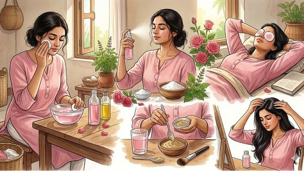 മുഖത്തെ പാടുകൾ മാറ്റി ചർമ്മം തിളക്കമുളളതാക്കാം; റോസ് വാട്ടർ ഉപയോഗിക്കേണ്ട 5 വഴികളിതാ