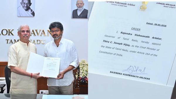 ഇനി 'മുതലമൈച്ചർ' വിജയ്; സർക്കാർ രൂപീകരിക്കാൻ ക്ഷണിച്ച് ഗവർണർ,സത്യപ്രതിജ്ഞ നാളെ