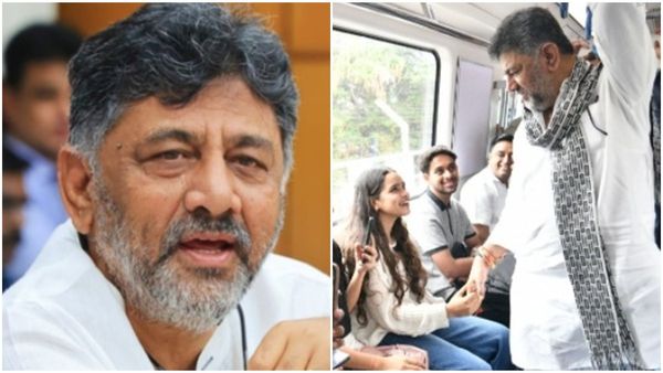 സീറോ ട്രാഫിക് ഒഴിവാക്കി മുഖ്യമന്ത്രി; ബെംഗളൂരുവില്‍ ഡികെ ശിവകുമാര്‍ മെട്രോയില്‍, വന്‍ പ്രഖ്യാപനവും