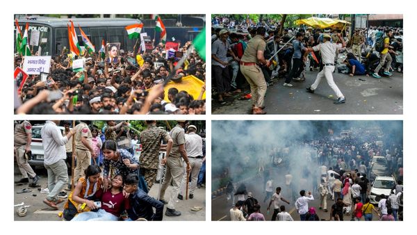 സിജെപി പ്രതിഷേധക്കാരെ വളഞ്ഞിട്ട് തല്ലി പോലീസ്, സമരപ്പന്തൽ പൊളിച്ചു, സിജെപിയുമായി ചർച്ച നടത്തി നദ്ദ