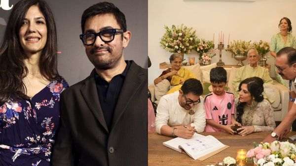 കിരൺ റാവുവിനും റീനയ്ക്കും ശേഷം ഗൗരി സ്പ്രാറ്റ് അമീറിന്റെ ജീവിതത്തിലേക്ക്; വിവാഹ ചിത്രങ്ങൾ പുറത്ത്