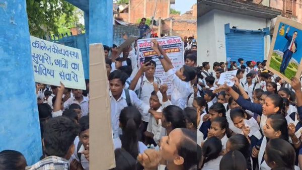 ജെൻ സി മാത്രമല്ല ജെൻ ആൽഫയും ചില്ലറക്കാരല്ല; സ്‌കൂളിലെ അടിസ്ഥാന സൗകര്യങ്ങൾക്കായി സമരം ചെയ്‌ത്‌ വിദ്യാർഥികൾ