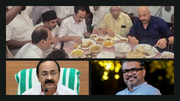 മുഖ്യമന്ത്രി ഉച്ചഭക്ഷണം കഴിച്ചതിൽ ആര് വിമർശനം ഉന്നയിച്ചു? ആ കൗശലം കയ്യിൽ വെച്ചാൽ മതിയെന്ന് രാജേഷ്