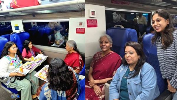 വന്ദേഭാരത് കയറി നിര്‍മല സീതാരാമന്‍; യാത്ര ജയ്പൂരിലേക്ക്, ടിക്കറ്റ് നിരക്ക്, റൂട്ട്, സ്റ്റോപ്പ് അറിയാം
