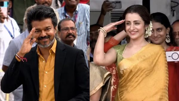 തൃഷയെ കൊണ്ടുവന്നിരുത്തി, വിജയിയുടെ മാനം കാറ്റിൽ പറന്നു;രൂക്ഷവിമർശനവുമായി ഡിഎംകെ മുഖപത്രം