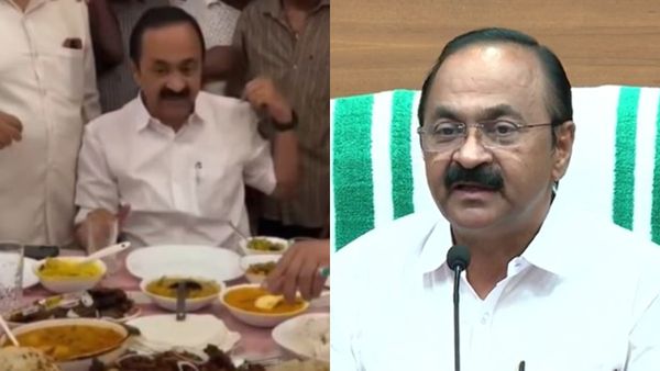 'നാട് മഴക്കെടുതിയിൽ വലയുന്നു, മുഖ്യൻ വിരുന്നുണ്ണുന്ന തിരക്കിൽ';വിഡി സതീശന് രൂക്ഷവിമർശനം