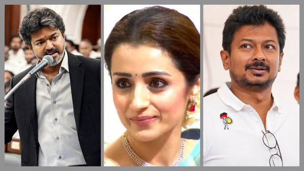 'സ്ത്രീകളെ കുറിച്ച് ദ്വയാർത്ഥം പറയുന്ന ചിലർ', ഉദയനിധി സ്റ്റാലിനെതിരെ ഒളിയമ്പെയ്ത് വിജയ്, വീണ്ടും ചർച്ചയായി തൃഷ