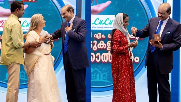 പത്ത് കുടുംബങ്ങള്‍ക്ക് വീട് വെച്ച് നല്‍കി യൂസഫലി; അവശ്യസാധനങ്ങള്‍ വാങ്ങാന്‍ 2 ലക്ഷം രൂപയും