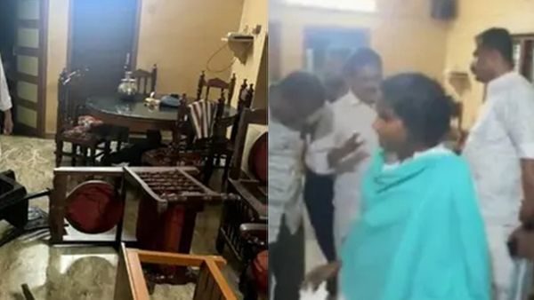 എംഎൽഎ രമ്യ ഹരിദാസും യൂത്ത് കോൺഗ്രസ് നേതാക്കളും തമ്മിൽ കൈയ്യാങ്കളി; ദൃശ്യങ്ങൾ പുറത്ത്