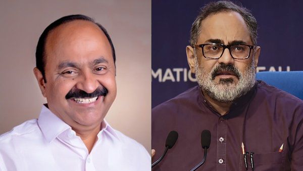 'സതീശന് ലീഗിനെയും തീവ്രവാദ സംഘടനകളെയും പ്രീണിപ്പിച്ചാൽ മാത്രമേ നിലനിൽപ്പുള്ളൂ എന്ന ഭയം'; രാജീവ് ചന്ദ്രശേഖർ