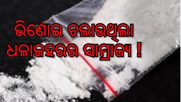 ପୁଲିସ ପଞ୍ଝାରେ ଧଳାଜହର ବେପାରୀ : 100 ଗ୍ରାମ ବ୍ରାଉନସୁଗାର, 23 ଲକ୍ଷ ଜବତ
