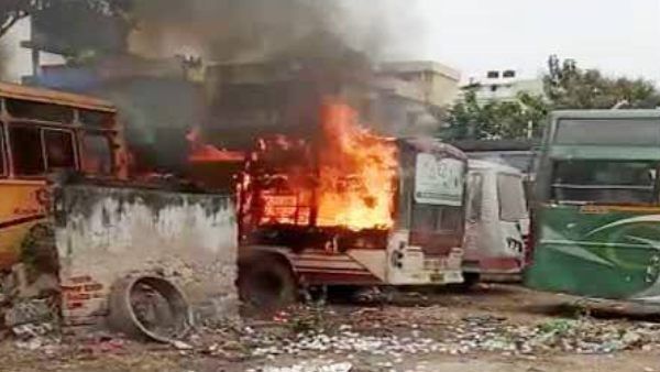 କଟକ ବସଷ୍ଟାଣ୍ଡରେ ଅଗ୍ନିକାଣ୍ଡ