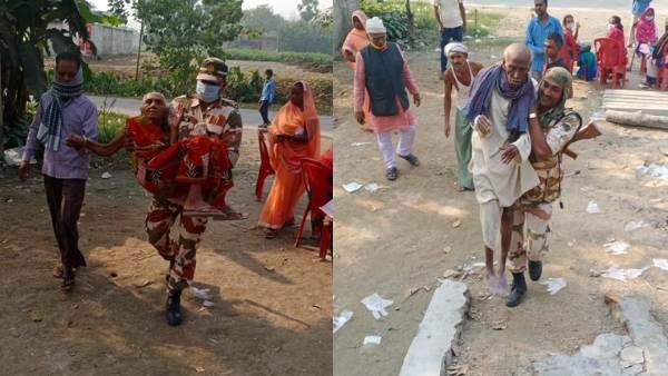 ବିହାର ବିଧାନସଭା ନିର୍ବାଚନରେ ରୋଚକ ଦୃଶ୍ୟ : ଖଟିଆ, ଖାକି ଓ ଯବାନ