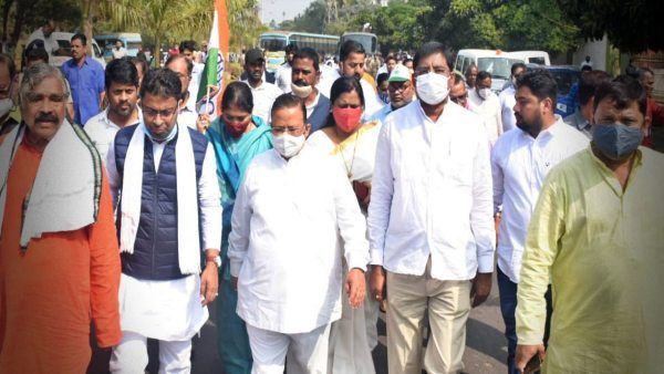 ରାଜ୍ୟ କଂଗ୍ରେସର ରାଜଭବନ ଘେରାଉ