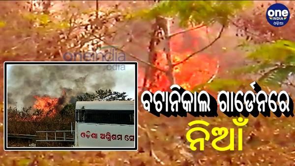ନନ୍ଦନକାନନ୍ ବଟାନିକାଲ ଗାର୍ଡେନରେ ଅଗ୍ନିକାଣ୍ଡ