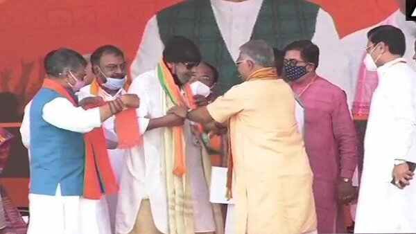 west bengal election 2021: ବିଜେପିରେ ମିଶିଲି ମିଥୁନ ଦା'