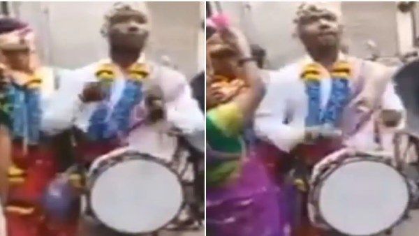 “ଆତ୍ମନିର୍ଭର ବର”: ନିଜ ବାହାଘରରେ ନିଜେ ବଜାଇଲେ ବାଜା, ଦେଖନ୍ତୁ ଭିଡିଓ