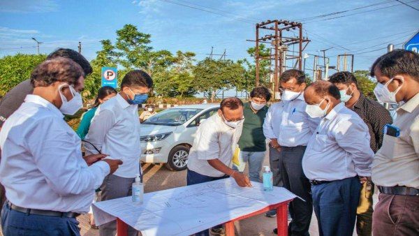 SCB ସମ୍ପ୍ରସାରଣ କାର୍ଯ୍ୟର ତଦାରଖ ଓ ତାଳଦଣ୍ଡା କେନାଲ ଅତ୍ୟାଧୁନିକୀକରଣ କାର୍ଯ୍ୟ ବୁଲି ଦେଖିଲେ 5T ସଚିବ