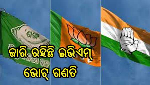ପିପିଲି ଉପ ନିର୍ବାଚନ : ସରିଛି ପୋଷ୍ଟାଲ୍ ଭୋଟ୍ ଗଣତି, ଜାରି ରହିଛି ଇଭିଏମ୍ ଭୋଟ୍ ଗଣତି