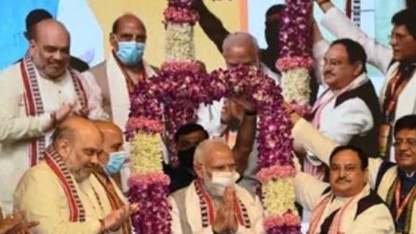 ବିଜେପି ରାଷ୍ଟ୍ରୀୟ କାର୍ଯ୍ୟକାରିଣୀ ବୈଠକ: ମୋଦୀ ସମେତ 124 ବରିଷ୍ଠ ନେତା ଯୋଗ ଦେଲେ