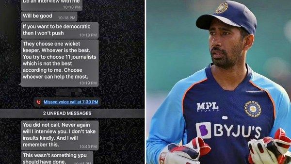 ରିଦ୍ଧିମାନ ସାହାଙ୍କୁ ସାମ୍ବାଦିକଙ୍କ ଧମକ, ଆକ୍ସନ ମୋଡରେ ବିସିସିଆଇ