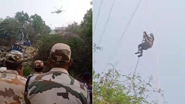 ଦେଓଘର ରୋପୱେ ଦୁର୍ଘଟଣା : ଫସି ରହିଥିବା ଲୋକଙ୍କୁ କରାଯାଉଛି ଉଦ୍ଧାର, ଜଣେ ମହିଳାଙ୍କ ମୃତ୍ୟୁ