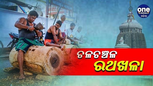 ଆଗେଇ ଚାଲିଛି ରଥ ନିର୍ମାଣ କାର୍ଯ୍ୟ: ପ୍ରଥମ ଭୂଇଁର 3 ରଥରେ ଉଠିଛି 6 କାଠ