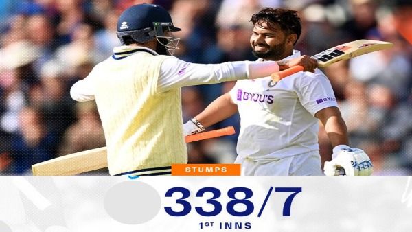 IND vs ENG: ପନ୍ତଙ୍କ କଡା ପ୍ରହାର, ପ୍ରଥମ ଦିନରେ ଭାରତ ଠିଆ କଲା ବିଶାଳ ସ୍କୋର