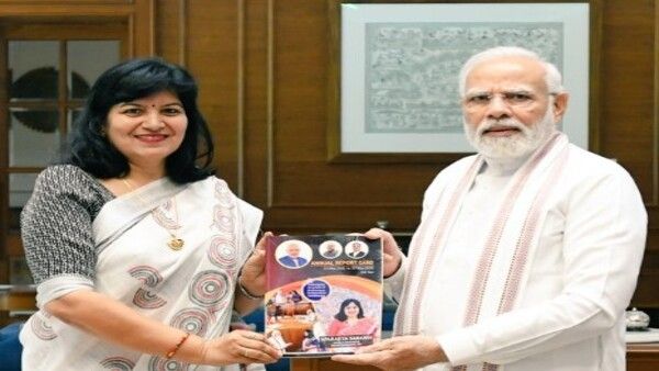 ମୋଦିଙ୍କୁ ଭେଟିଲେ ଅପରାଜିତା, ରାଜ୍ୟ ବିଜେପିରେ ହଇଚଇ