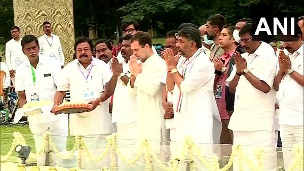 କଂଗ୍ରେସର ଭାରତ ଯୋଡ଼ ଯାତ୍ରା : ରାଜୀବ ଗାନ୍ଧୀଙ୍କ ଶହୀଦଙ୍କ ସ୍ମୃତିରେ ପହଞ୍ଚିଲେ ରାହୁଲ ଗାନ୍ଧୀ