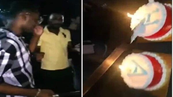 ଖଣ୍ଡାରେ କେକ୍ କାଟି ଫସିଲେ ନାବାଳକ, ଭିଡିଓ ଭାଇରାଲ