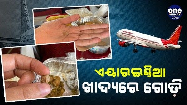 ଏୟାର ଇଣ୍ଡିଆ ବିମାନରେ କମୁନି ଅବହେଳା, ମହିଳାଙ୍କ ଉପରେ ପରିସ୍ରା ପରେ ଖାଦ୍ୟରେ ମିଳିଲା ଗୋଡ଼ି