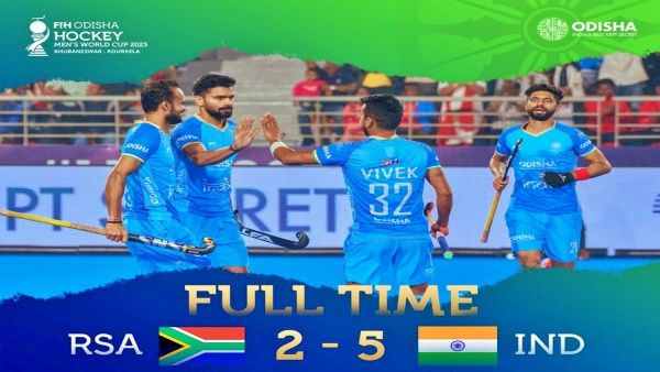 ହକି ବିଶ୍ୱକପ: ଦକ୍ଷିଣ ଆଫ୍ରିକାକୁ ହରାଇ ନବମ ସ୍ଥାନ ସହ ଅଭିଯାନ ଶେଷ କଲା ଭାରତ