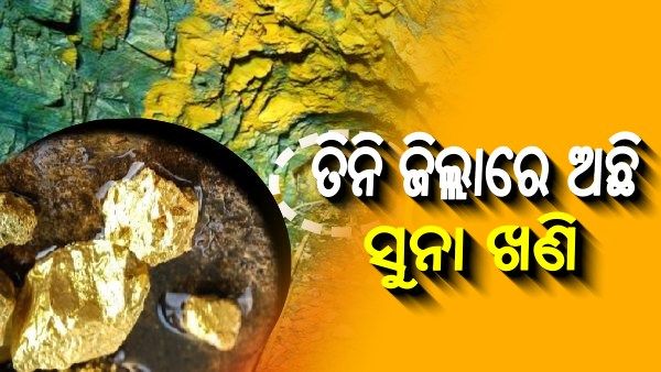 ରାଜ୍ୟର ତିନିଟି ଜିଲ୍ଲାରେ ମିଳିଛି ସୁନାଖଣିର ସନ୍ଧାନ ମିଳିଛି: ଜାଣନ୍ତୁ, କେଉଁଠି ରହିଛି କେତେ ସୁନା ?