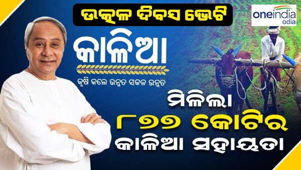 ମୁଖ୍ୟମନ୍ତ୍ରୀଙ୍କ ଉତ୍କଳ ଦିବସ ଭେଟି, ୪୩ ଲକ୍ଷ ଚାଷୀଙ୍କ ବ୍ୟାଙ୍କ ଖାତାକୁ ଗଲା ୮୭୭ କୋଟିର କାଳିଆ ସହାୟତା
