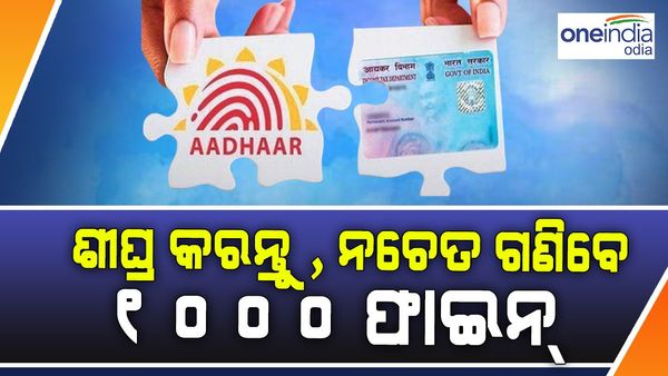 ପାନ୍ କାର୍ଡ ସହ ଆଧାର କାର୍ଡ ଲିଙ୍କ୍ କରିଛନ୍ତି ତ ? ଜଲଦି କରନ୍ତୁ, ହାତରେ ମାତ୍ର ଦୁଇଦିନ; ନଚେତ୍...