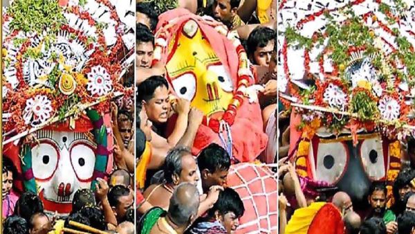 ବାହୁଡ଼ା ଯାତ୍ରା : ରଥକୁ ଗୋଟି ପହଣ୍ଡିରେ ଆସୁଛନ୍ତି କାଳିଆ ସାଆନ୍ତେ