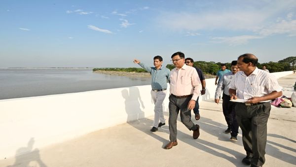 ଶେଷ ପର୍ଯ୍ୟାୟ ଧବଳେଶ୍ଵର ପୀଠକୁ ସଂଯୋଗ କରୁଥିବା ନୂତନ ସ୍ଥାୟୀ ସେତୁର ନିର୍ମାଣ କାର୍ଯ୍ୟ