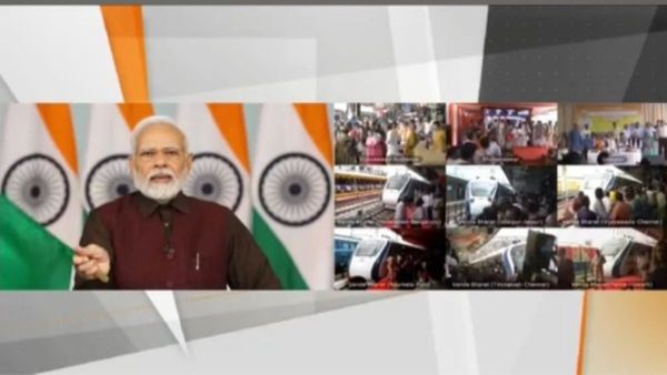 ଗଡ଼ିଲା ପୁରୀ-ରାଉରକେଲା ବନ୍ଦେ ଭାରତ ଏକ୍ସପ୍ରେସ୍: ୯ ଟି ବନ୍ଦେ ଭାରତ ଏକ୍ସପ୍ରେସକୁ ସବୁଜ ପତାକା ଦେଖାଇଲେ ପ୍ରଧାନମନ୍ତ୍ରୀ