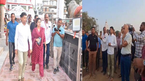 ମା' ସମଲେଶ୍ୱରୀଙ୍କ ଦର୍ଶନ ସହ ସମଲେଶ୍ୱରୀ ପ୍ରକଳ୍ପ ଅଗ୍ରଗତିର ସମୀକ୍ଷା କଲେ ପାଣ୍ଡିଆନ୍