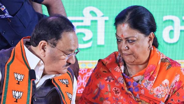 ମୁଖ୍ୟମନ୍ତ୍ରୀ ଚୌକି ପାଇଁ ଛକାପଞ୍ଝା, ଜେ.ପି ନଡ୍ଡାଙ୍କୁ ଭେଟିଲେ ଭସୁନ୍ଧରା ରାଜେ