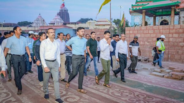 ପୁରୀ ପରିକ୍ରମା ପ୍ରକଳ୍ପ ସମୀକ୍ଷା କଲେ ଫାଇଭ-ଟି ଅଧ୍ୟକ୍ଷ ଭି.କେ ପାଣ୍ଡିଆନ