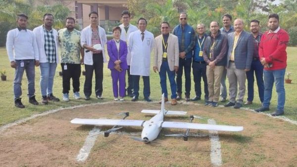 ଏମ୍‌ସ ଭୁବନେଶ୍ୱର ପକ୍ଷରୁ ଡ୍ରୋନ୍ ସ୍ୱାସ୍ଥ୍ୟ ସେବାର ଶୁଭାରମ୍ଭ